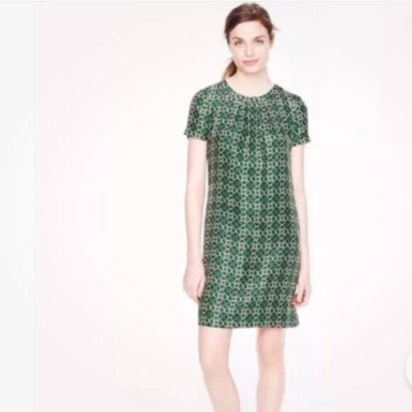 J.Crew Dresses & Skirts - J Crew "Swoop" Silk A-Line Dress Size 6